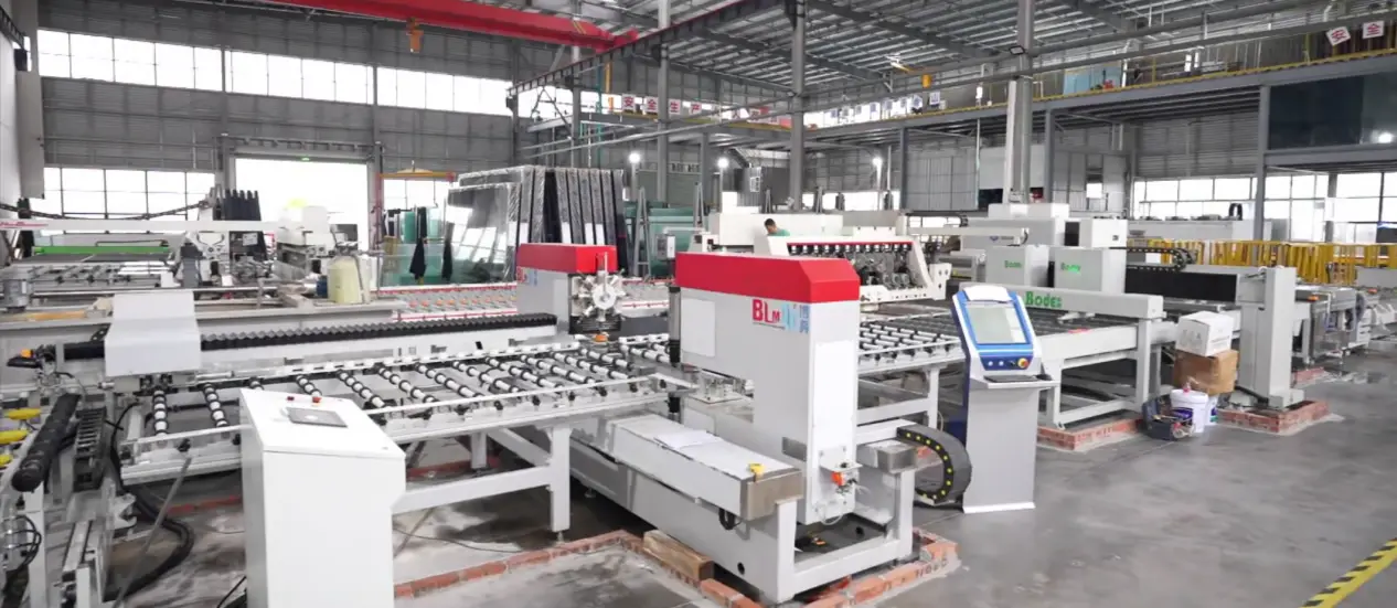 Shower-Glass-Drilling-Production-Line-with-Model-A82