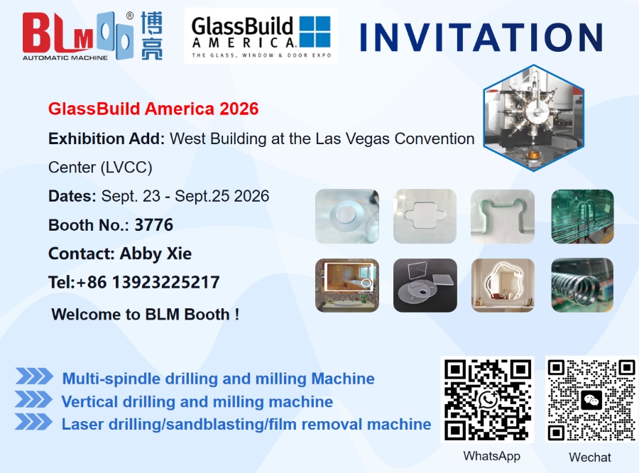 CNC drilling and milling machine for glass